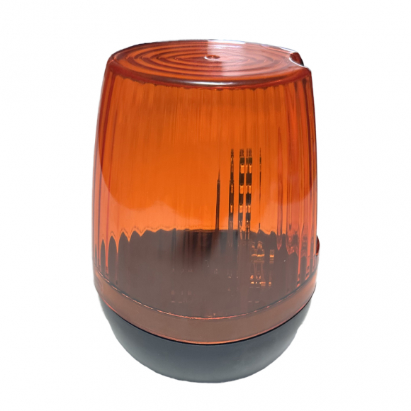 Лампа сигнальная желтая ФУРНИТЕХ  JD-02 для ворот и шлагбаумов